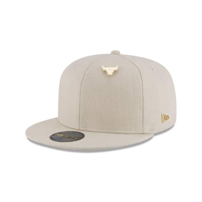 Chicago Bulls Gorra | New Era NBA Essential Pin 59fifty Fitted Cap Mexico - Marrom